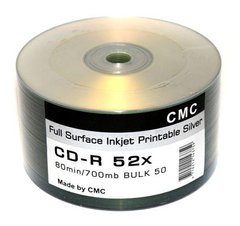 Диск СМС Magnetic Cd-r Printable silver 4,7gb 120min
