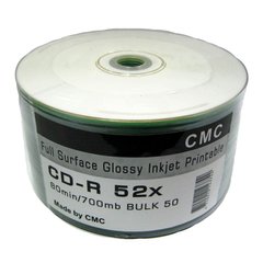 Диск СМС Magnetic CD-R Printable GLOSSY 4,7gb 120min