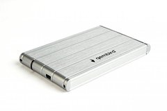 Gembird EE2-U3S-5-S Внешний карман 2.5", USB 3.0, серебро