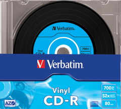Verbatim CD-R Vinil AZO slim box 10pcks