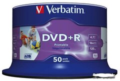 Verbatim DVD+R AZO Printable /50 Cake 4,7 gb 120 min 16х