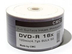 Диск СМС Magnetic DVD+R Printable 4,7gb 120min