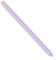 Чехол PZOZ Two Color Silicone Sleeve for Apple Pencil 2 - Blue/pink Лавандовый,розовый