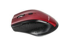 Мышь компьютерная беспроводная, USB, красная Maxxter Mr-311-R
