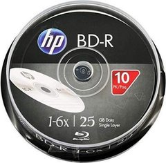 BD-R (Blu-Ray) HP 25Gb 6х Cake 10