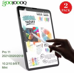 Защитная пленка матированная анти-бликовая Goojodoq для экрана iPad  Air 4 10.9", iPad Pro11 2018-2021,комплект 2 шт.