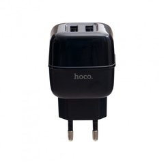 Сетевое зарядное устройство Hoco C77A 2USB/2.4A Black