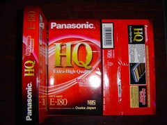 Видеокассета Panasonic HQ E-180 VHS для видеомагнитофона