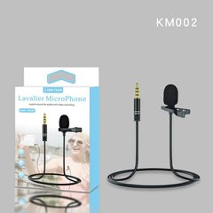 Петличный микрофон KM-002 3.5 mm TRSM Levalier MicroPhone